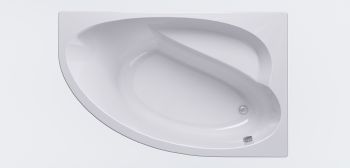 Ванна асимметричная NERO 150x95 R  PNT-NERO 150 R
